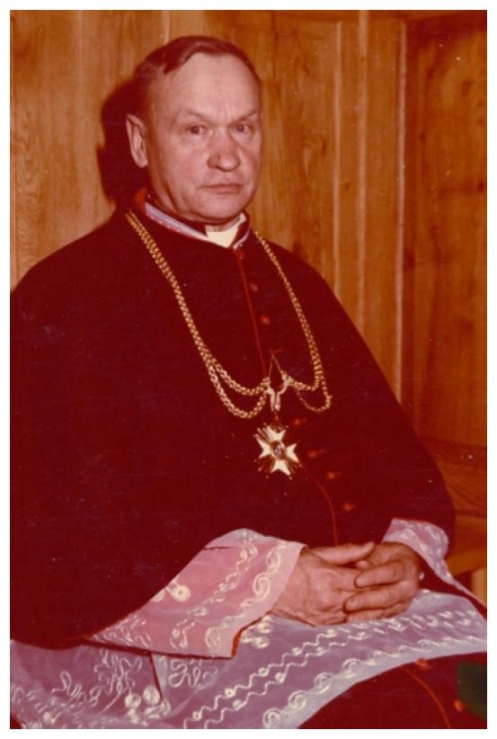 Ks. Kanonik Tadeusz Flis - proboszcz w Zagobie od 18 V 1976 do 13 IV 1986 r.
